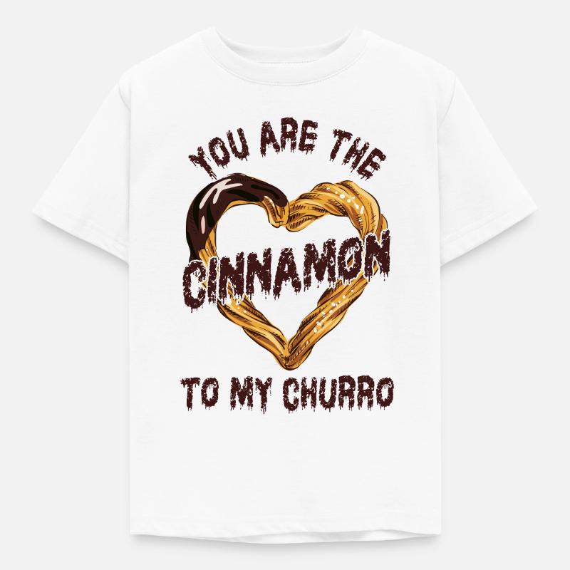 Tu es la cannelle de mon churro - T-shirt Enfant - blanc