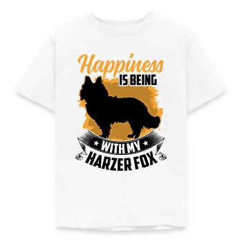Harzer Fuchs macht glücklich Hütefuchs - Kinder T-Shirt - Weiß - Vorne - AI Model Kid Male (0cm)
