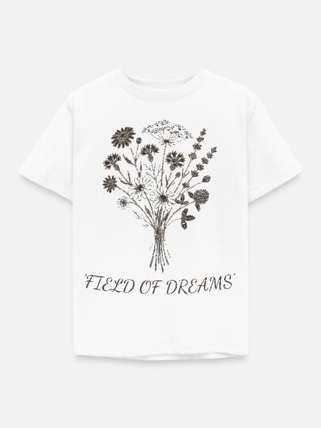 Blumenstrauß der Träume - Kinder T-Shirt - Weiß