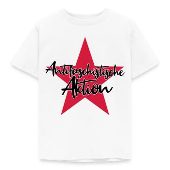 Action antifasciste - T-shirt Enfant - blanc - Devant - AI Model Kid Male (0cm)