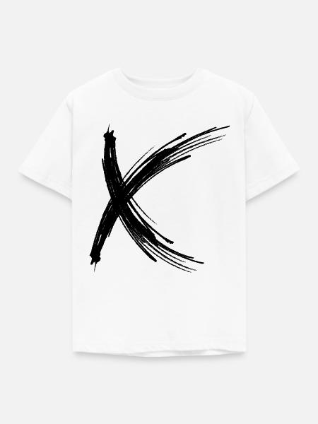 X - Kinder T-Shirt - Weiß