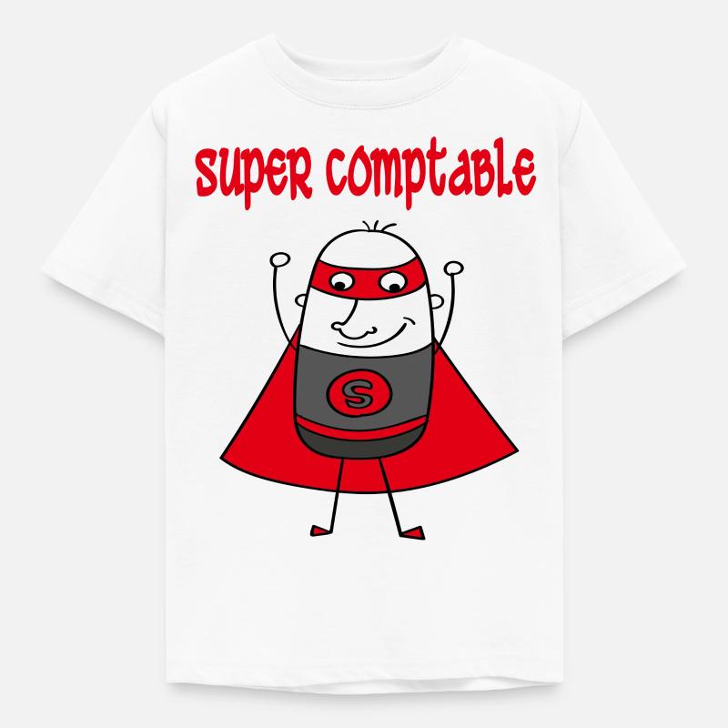 Super comptable - T-shirt Enfant - blanc