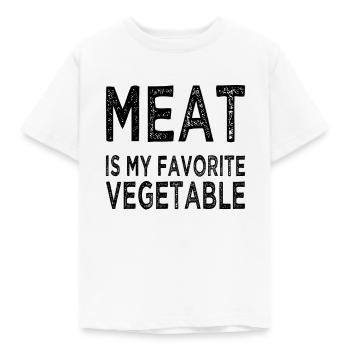 Grillen Metzger Schlachter Koch Fleischer Steak - Kinder T-Shirt - Weiß - Vorne - AI Model Kid Male (0cm)