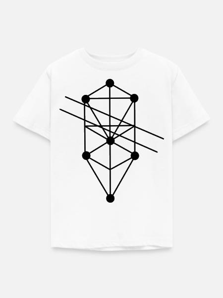 Geometric - Kinder T-Shirt - Weiß