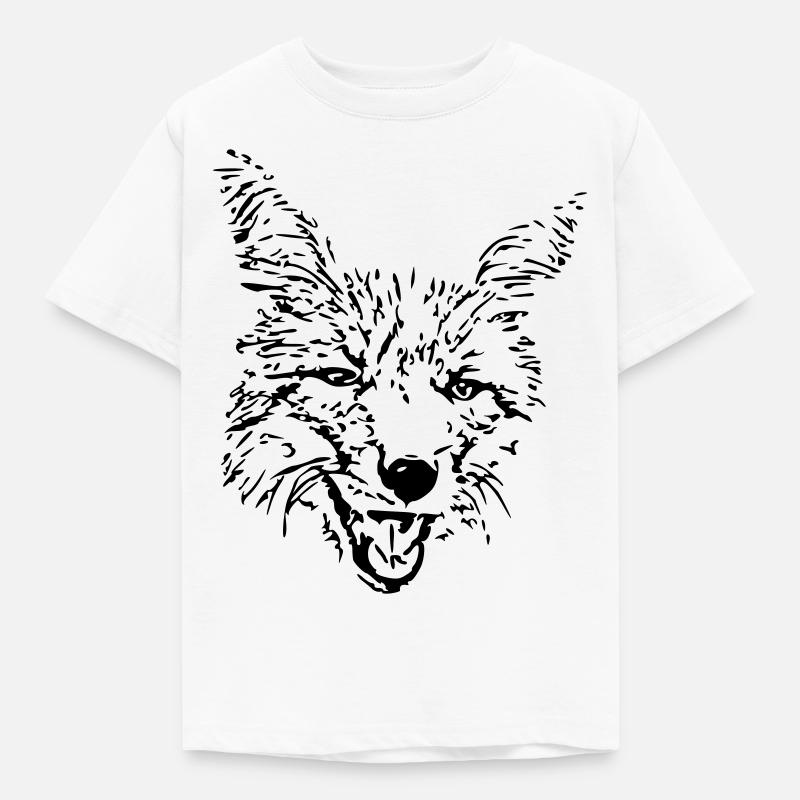 Renard effronté - T-shirt Enfant - blanc