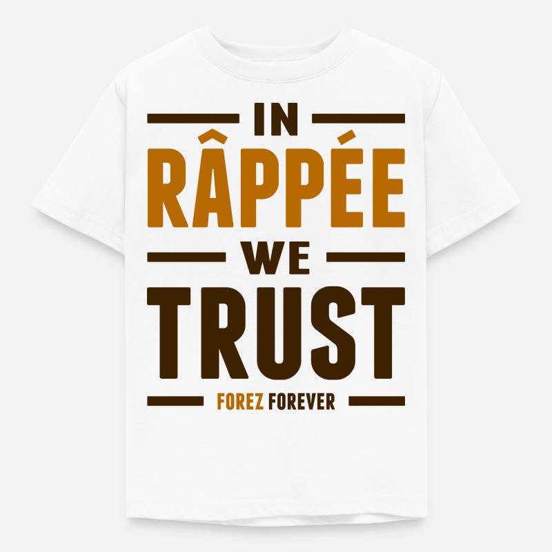 In râpée we trust - T-shirt Enfant - blanc