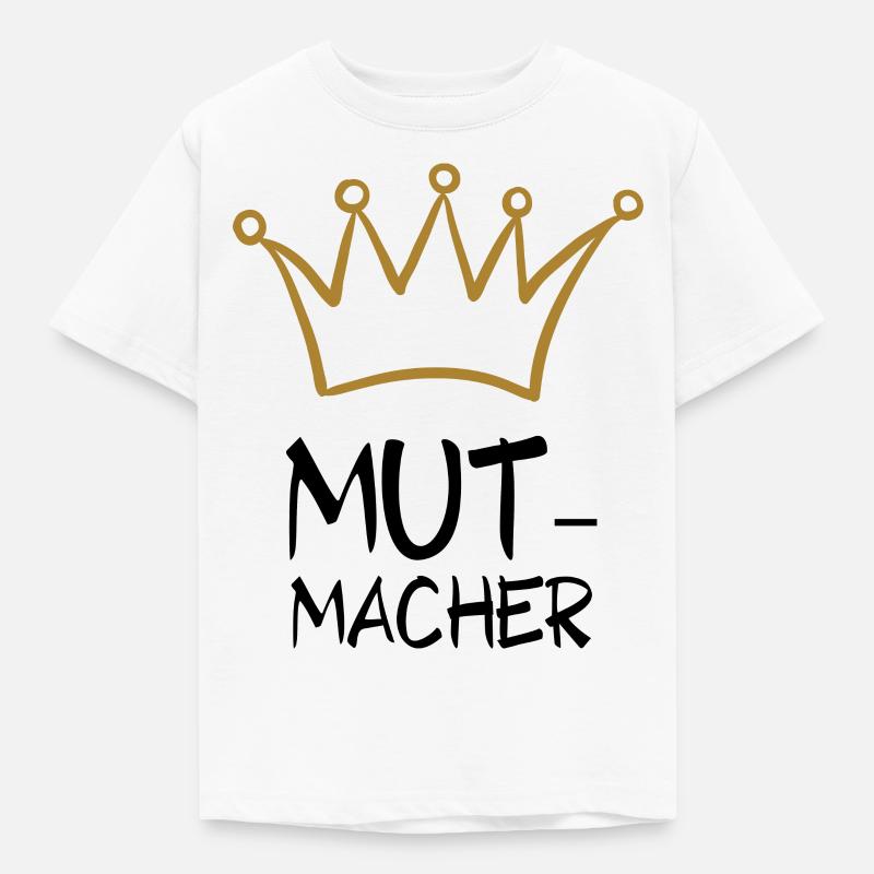 MUTMACHER 1 - Kinder T-Shirt - Weiß