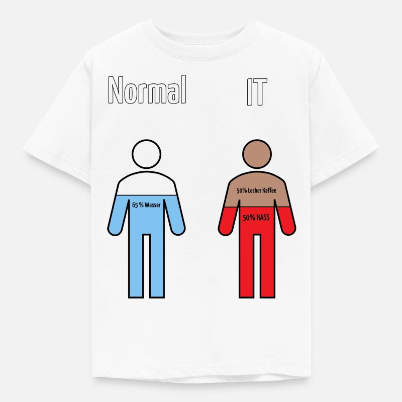 Informatik Humor - Kinder T-Shirt - Weiß