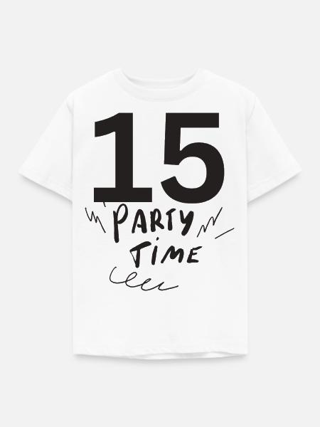 15 - Kinder T-Shirt - Weiß