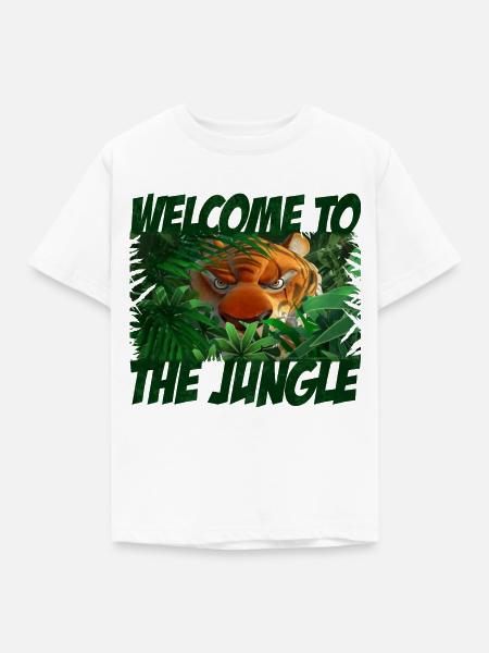 Das Dschungelbuch Willkommen Im Dschungel - Kinder T-Shirt - Weiß