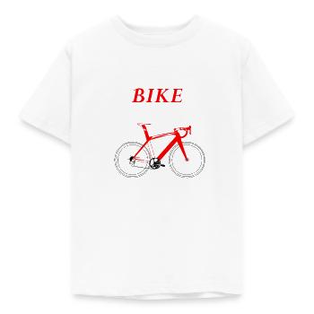 Bike - Kinder T-Shirt - Weiß - Vorne - AI Model Kid Male (0cm)