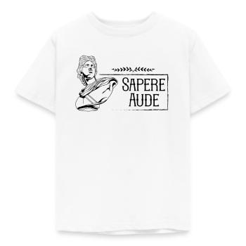 Dicton latin - Sapere Aude - T-shirt Enfant - blanc - Devant - AI Model Kid Male (0cm)