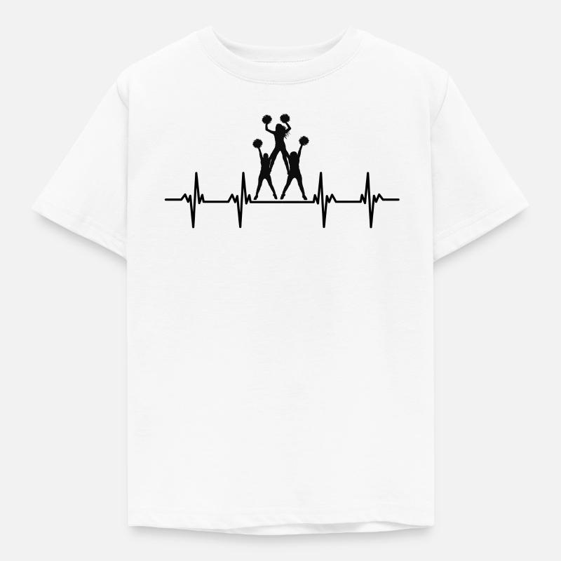 Cheerleader Dancing Cheering Support Support - T-shirt Enfant - blanc