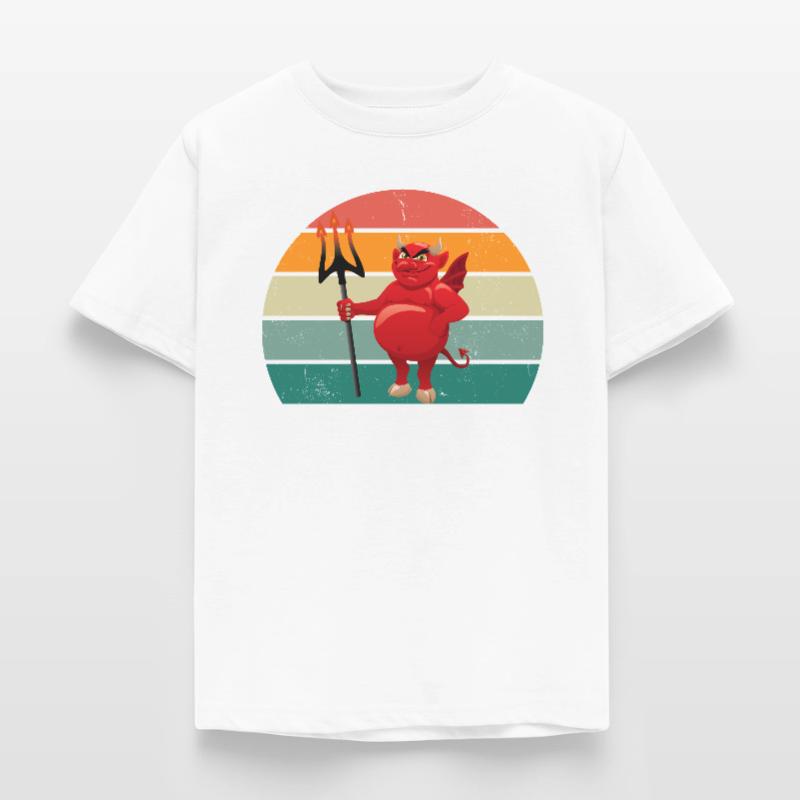 devil devilish satan evil hell fear horror Kids' T-Shirt