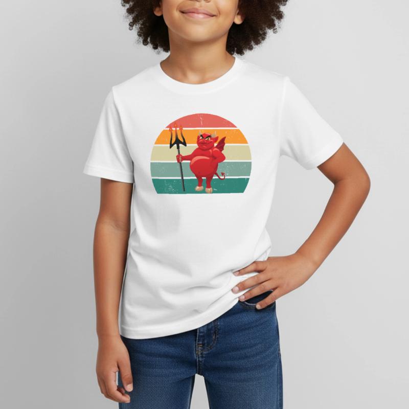 devil devilish satan evil hell fear horror Kids' T-Shirt