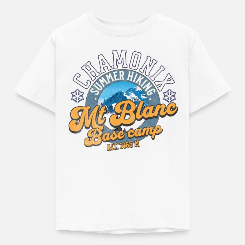 Mt Blanc Base Camp - T-shirt Enfant - blanc