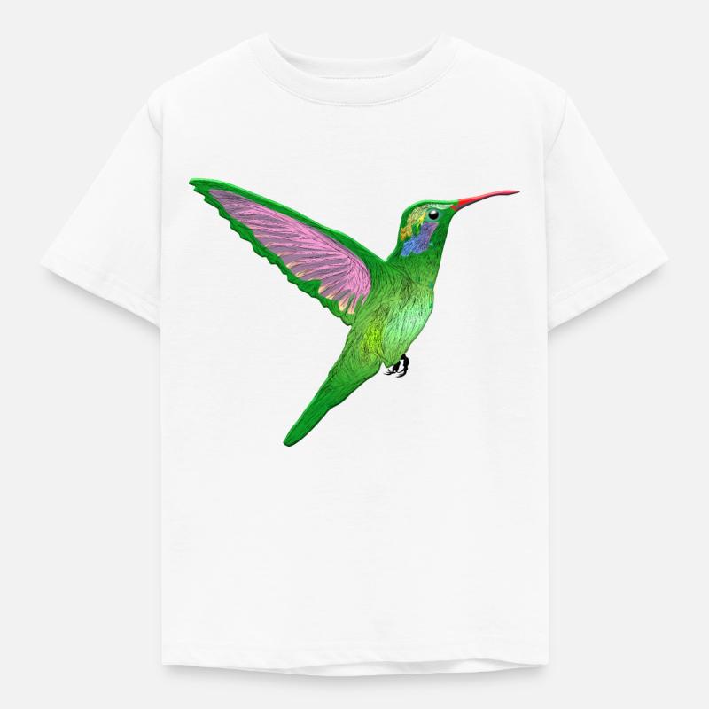 Kolibri - Kinder T-Shirt - Weiß