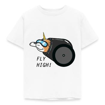 Meerschweinchen Einhorn Haustier Kanone Geschenk - Kinder T-Shirt - Weiß - Vorne - AI Model Kid Male (0cm)