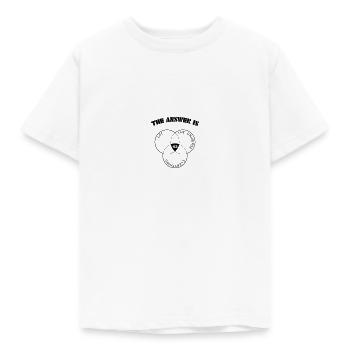 Die Antwort 42 - Per Anhalter durch die Galaxis - Kinder T-Shirt - Weiß - Vorne - AI Model Kid Male (0cm)