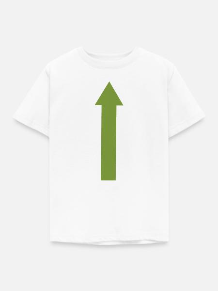 pfeil- - Kinder T-Shirt - Weiß