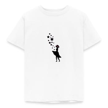 Girl Star Flower Girl - Kids' T-Shirt - white - Front - AI Model Kid Male (0cm)