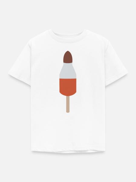 Raketenglace - Kinder T-Shirt - Weiß