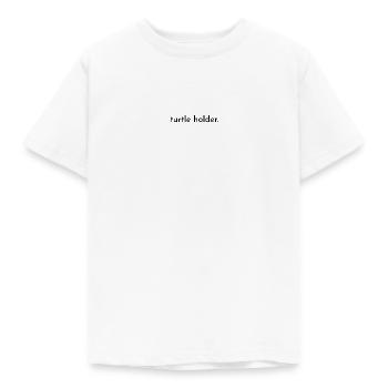 turtle holder. - Kinder T-Shirt - Weiß - Vorne - AI Model Kid Male (0cm)