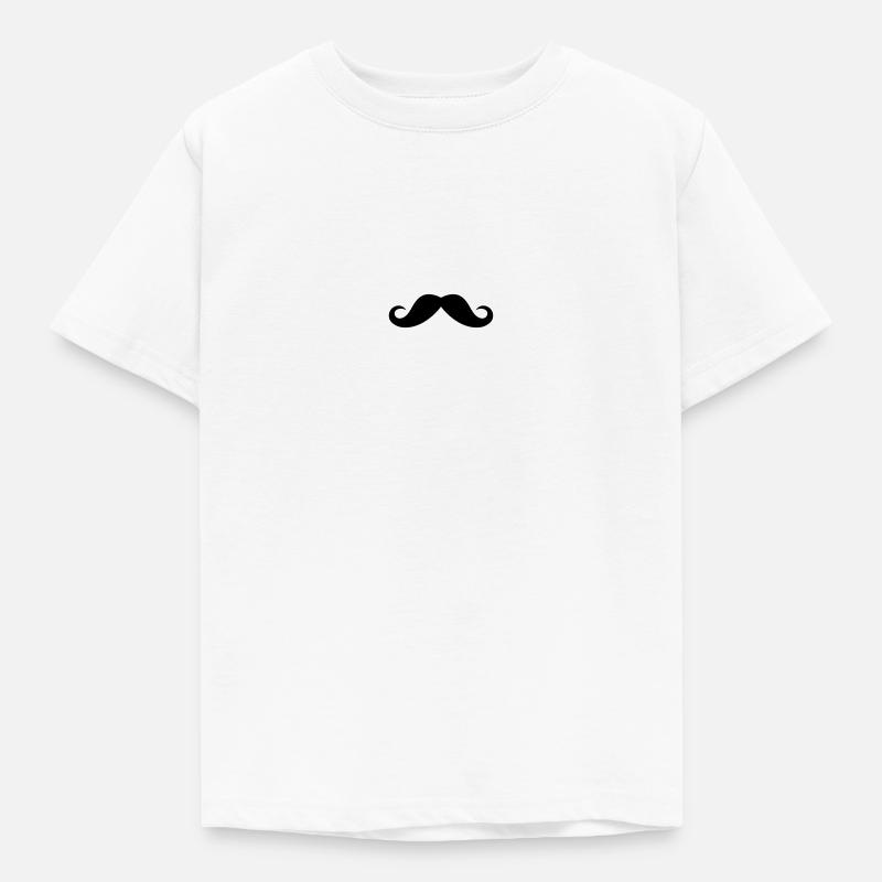 Moustache - T-shirt Enfant - blanc