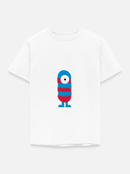 Monster - Kinder T-Shirt - Weiß