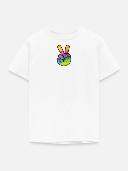 Frieden - Kinder T-Shirt - Weiß