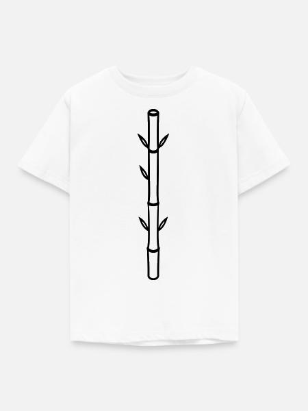 Bambus - Kinder T-Shirt - Weiß