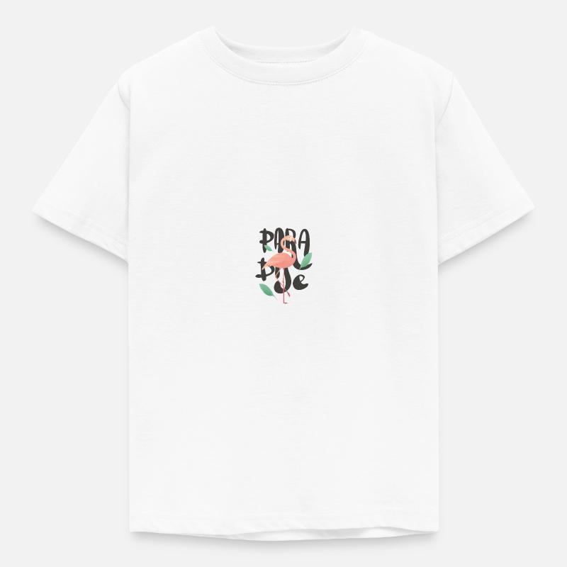 Flamingo - Kinder T-Shirt - Weiß