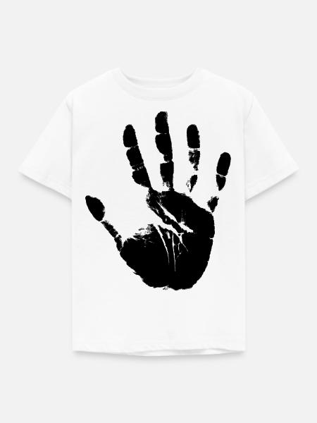Hand - Kinder T-Shirt - Weiß