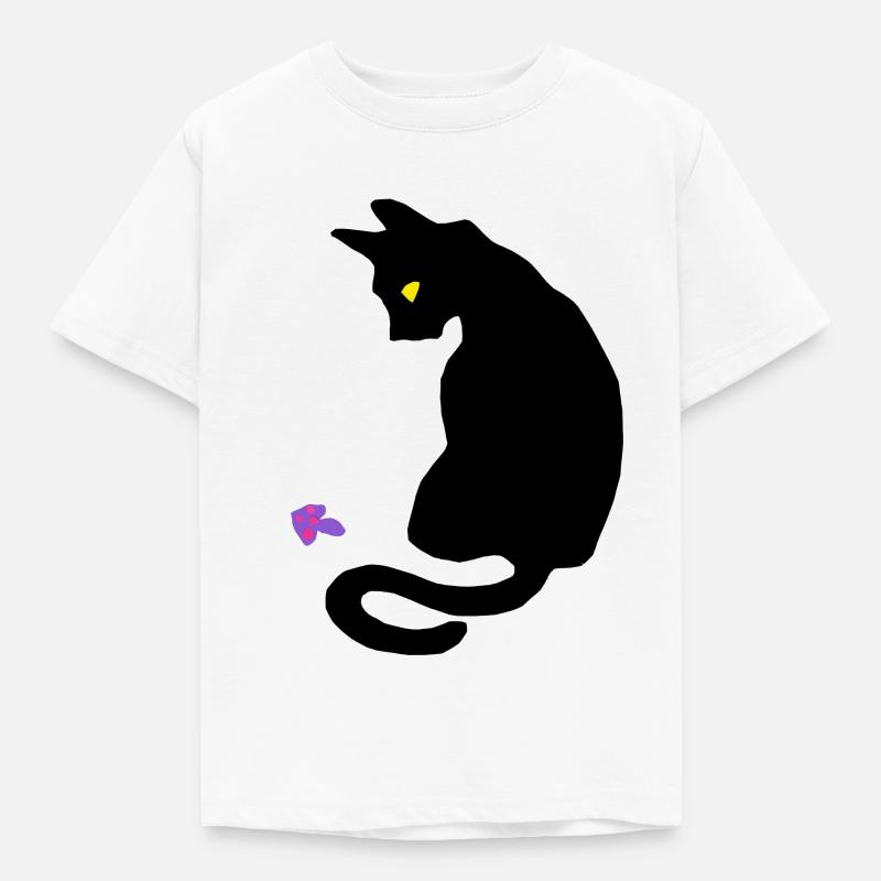 Chat - T-shirt Enfant - blanc