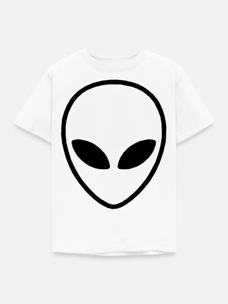 Alien 2 - Kinder T-Shirt - Weiß