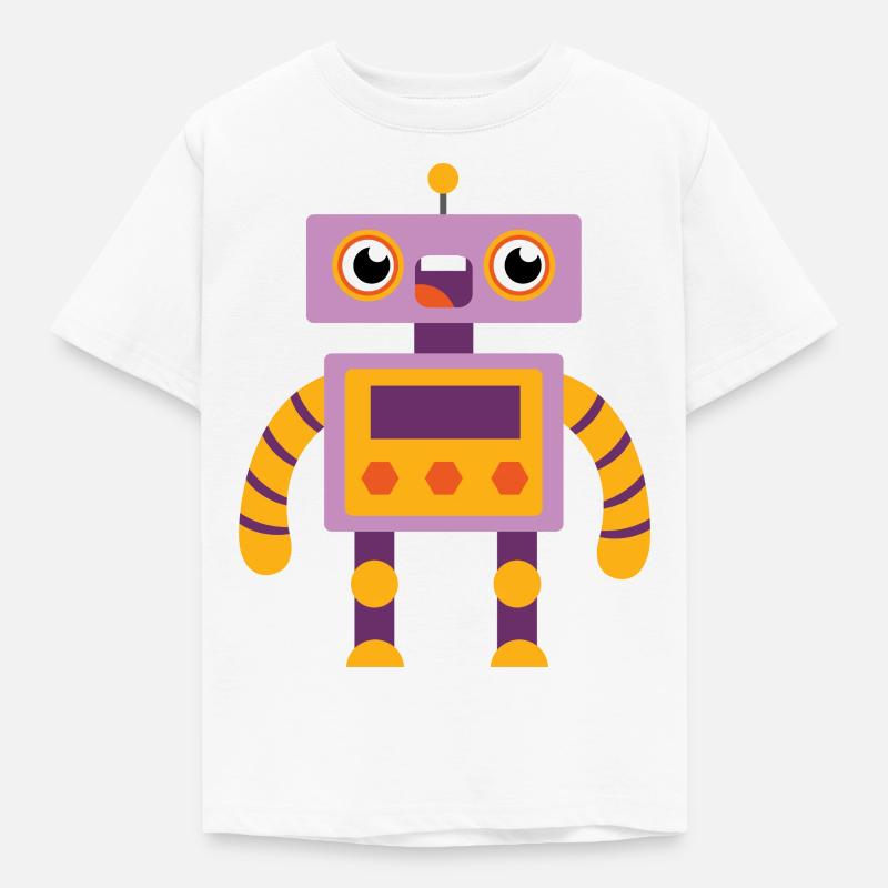 robot - T-shirt Enfant - blanc
