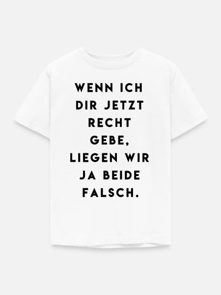 Witzige Spruch - Lustige Sprüche - Geschenk - Kinder T-Shirt - Weiß