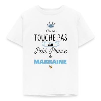 Petit prince de marraine - T-shirt Enfant - blanc - Devant - AI Model Kid Male (0cm)