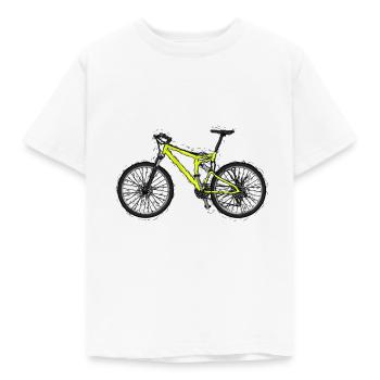 Vélo Vélo Vélo - T-shirt Enfant - blanc - Devant - AI Model Kid Male (0cm)