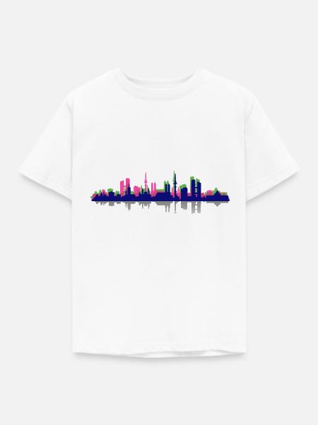 München - Kinder T-Shirt - Weiß