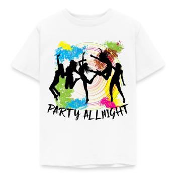 Soirée Fête - T-shirt Enfant - blanc - Devant - AI Model Kid Male (0cm)