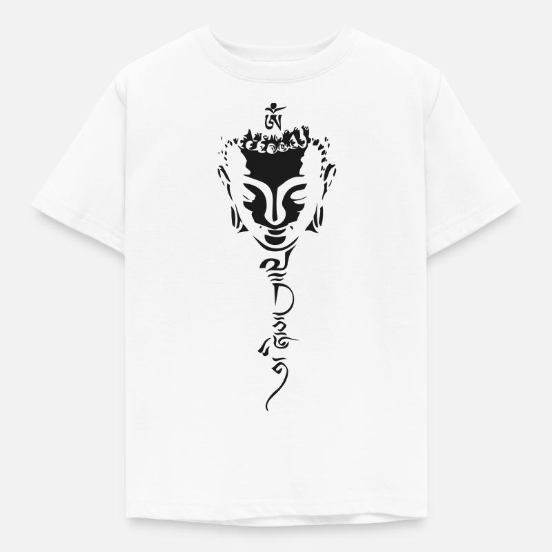 bouddhisme - T-shirt Enfant - blanc