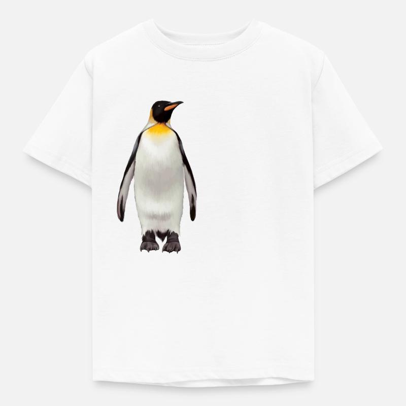 Pinguin-Bewusstseins-Tag-lustiges Pinguin-Geschenk - Kinder T-Shirt - Weiß