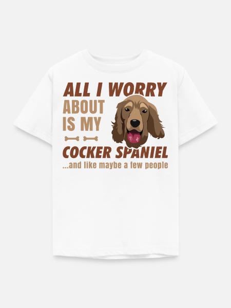 Cocker Spaniel - Kinder T-Shirt - Weiß
