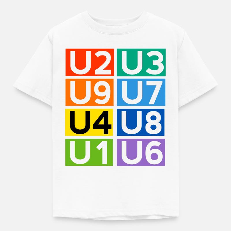 Berliner U-Bahn - Kinder T-Shirt - Weiß