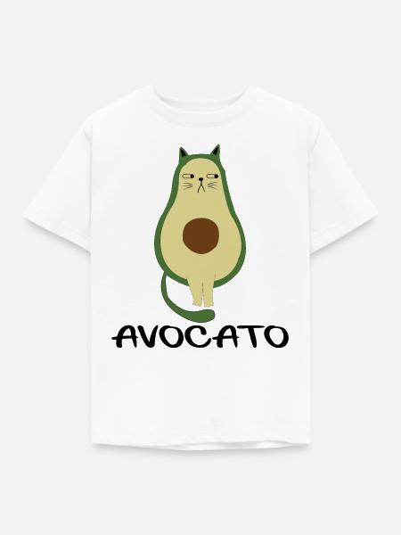 Avocato Zeit - Kinder T-Shirt - Weiß