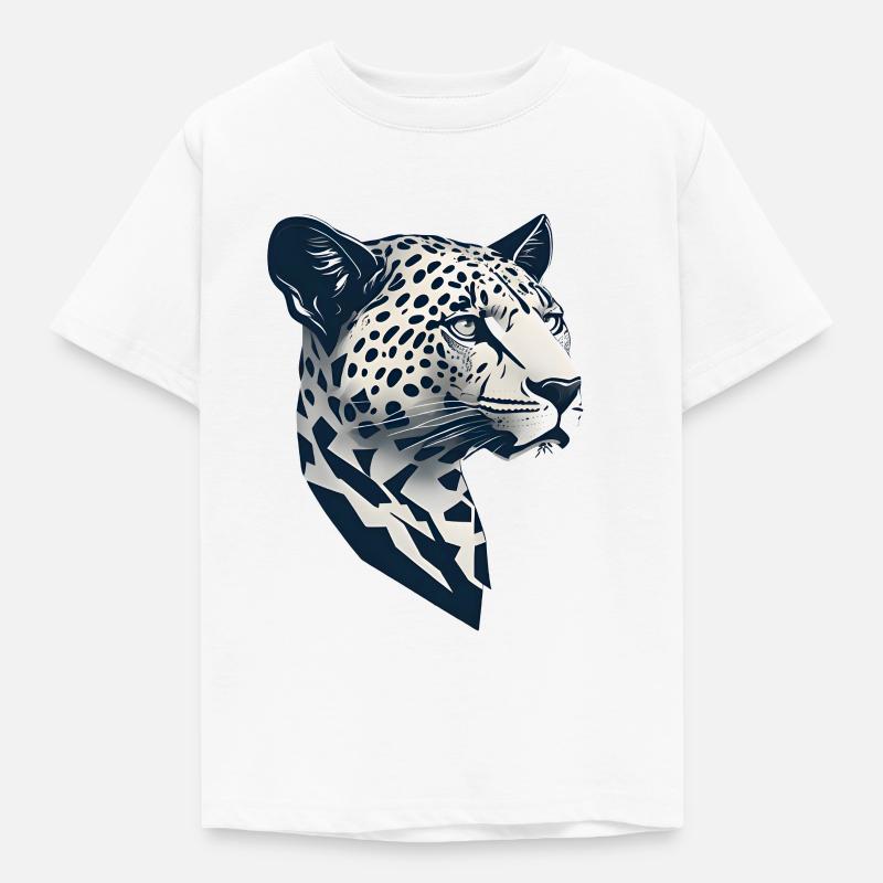 Conception simple Lephard Head - T-shirt Enfant - blanc