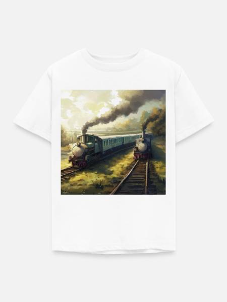 ZÜGE - Kinder T-Shirt - Weiß