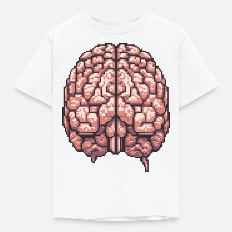 Mindful Pixels - Kids' T-Shirt - white