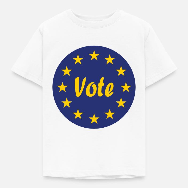 Die Europa Wahl - Kinder T-Shirt - Weiß